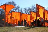 Christo and Jean-Claudde: The Gates in New York's Central Park, all
